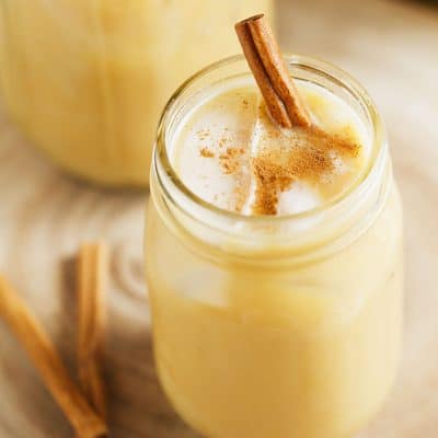 If you love coffee on any level then you will LOVE this horchata latte! It's a smooth and creamy drink full of cinnamon and caffeine!
