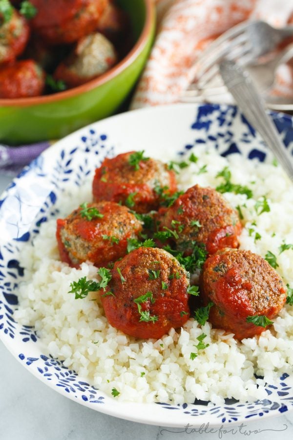Moroccan turkey meatballs have so much flavor and the warmest of all spices throughout. Simmered in a spicy and unique red sauce, these moroccan meatballs will be a new favorite, for sure!