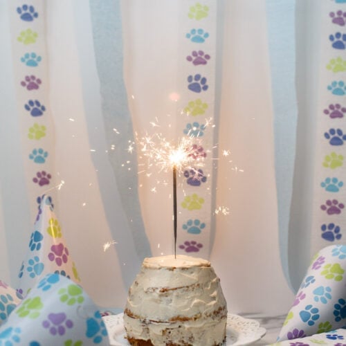 dog cake recipe grain free