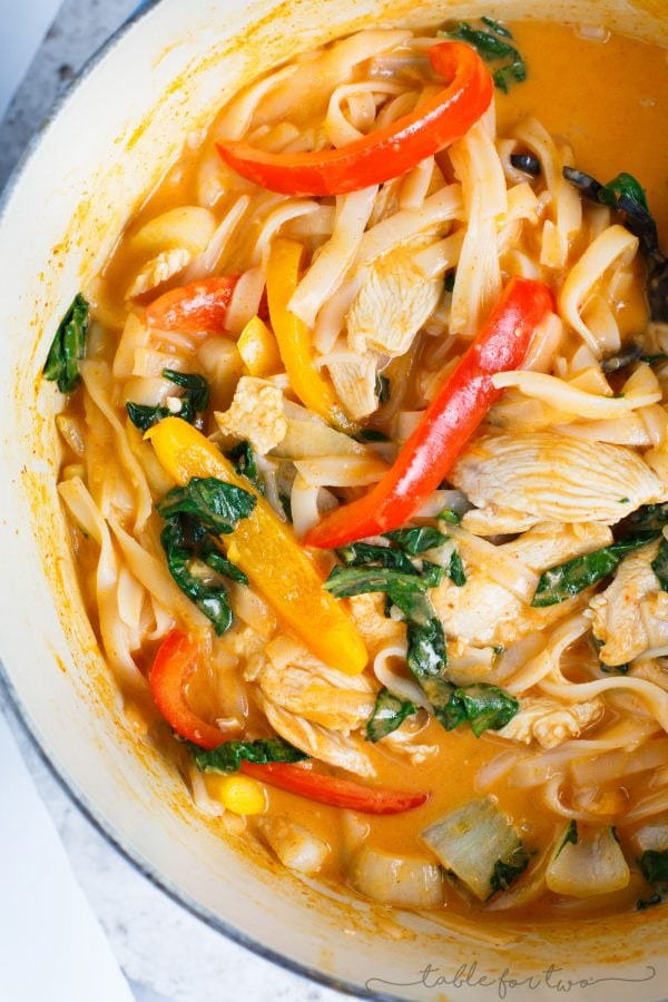 Curry lemongrass chicken noodle bowl is pure comfort for those days you aren't feeling the best or you just want a deliciously creamy and flavorful dinner!