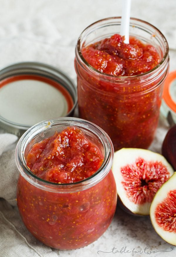 Homemade fig preserves are so easy to make and a great way to savor the short fig season!