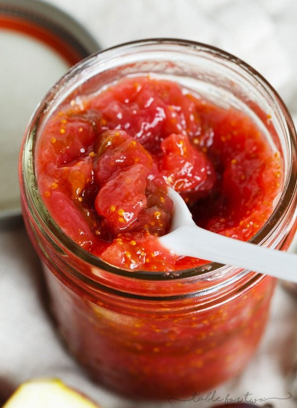 Homemade fig preserves are so easy to make and a great way to savor the short fig season!