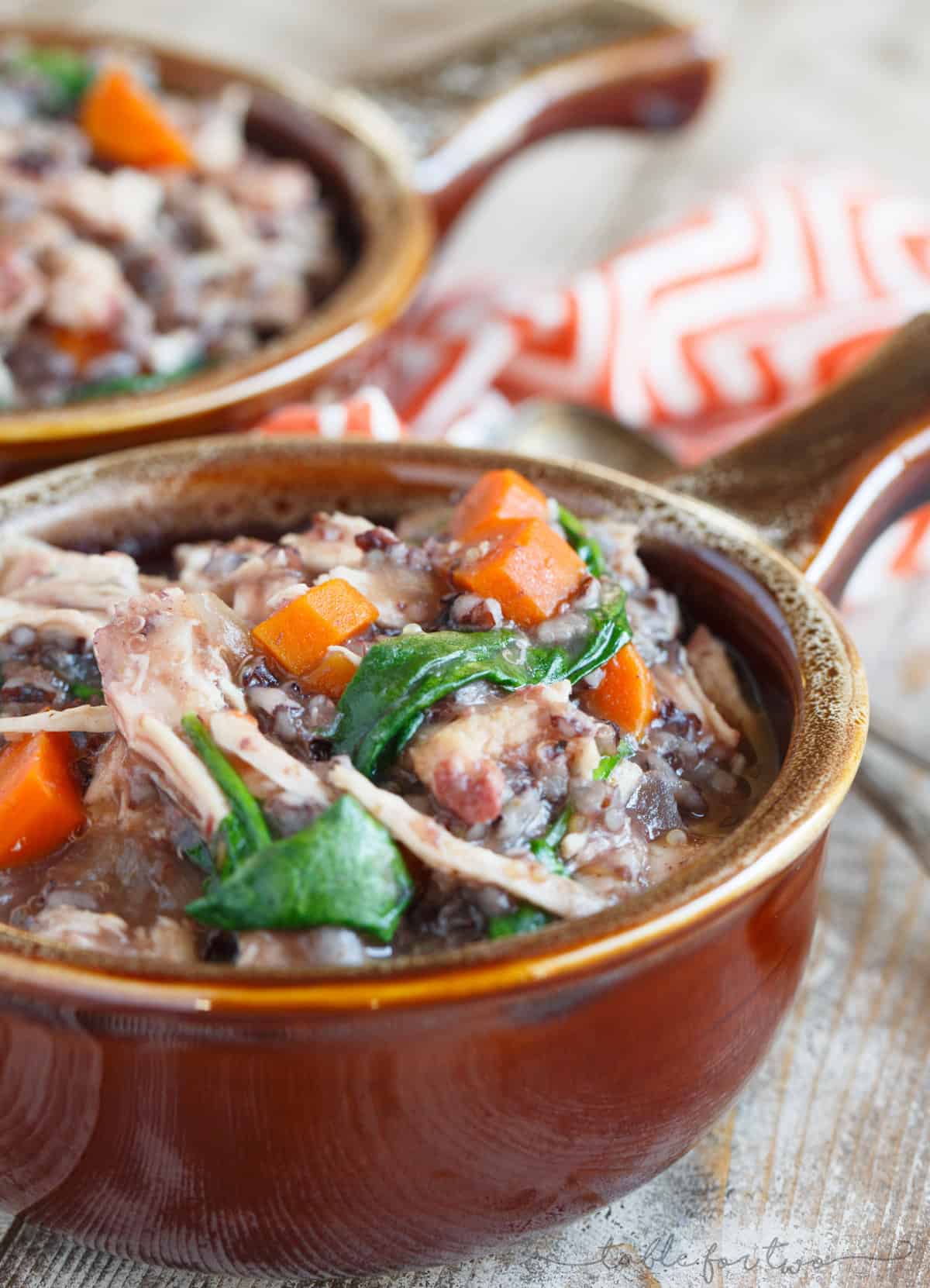 Slow Cooker Leftover Turkey and Wild Rice Stew - Table for Two® by ...