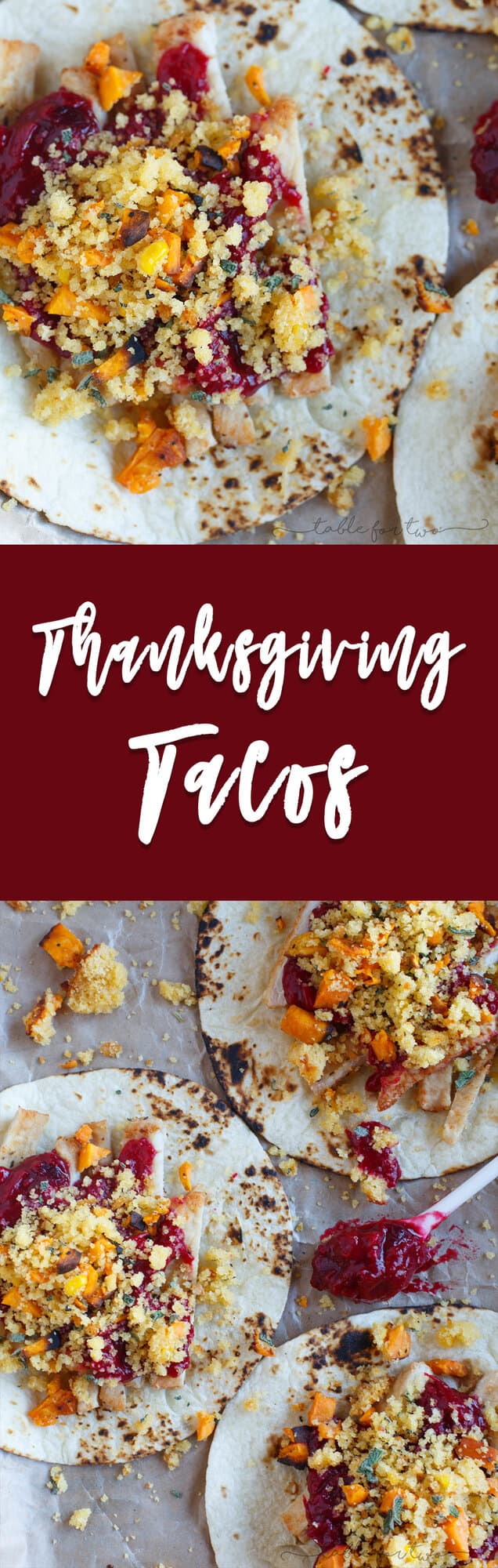 Need a fun, new way to eat your Thanksgiving day leftovers? Why not make Thanksgiving tacos?! Using whatever Thanksgiving leftovers you have, you can make this Thanksgiving taco however you want! Way more fun than eating leftovers off a plate!