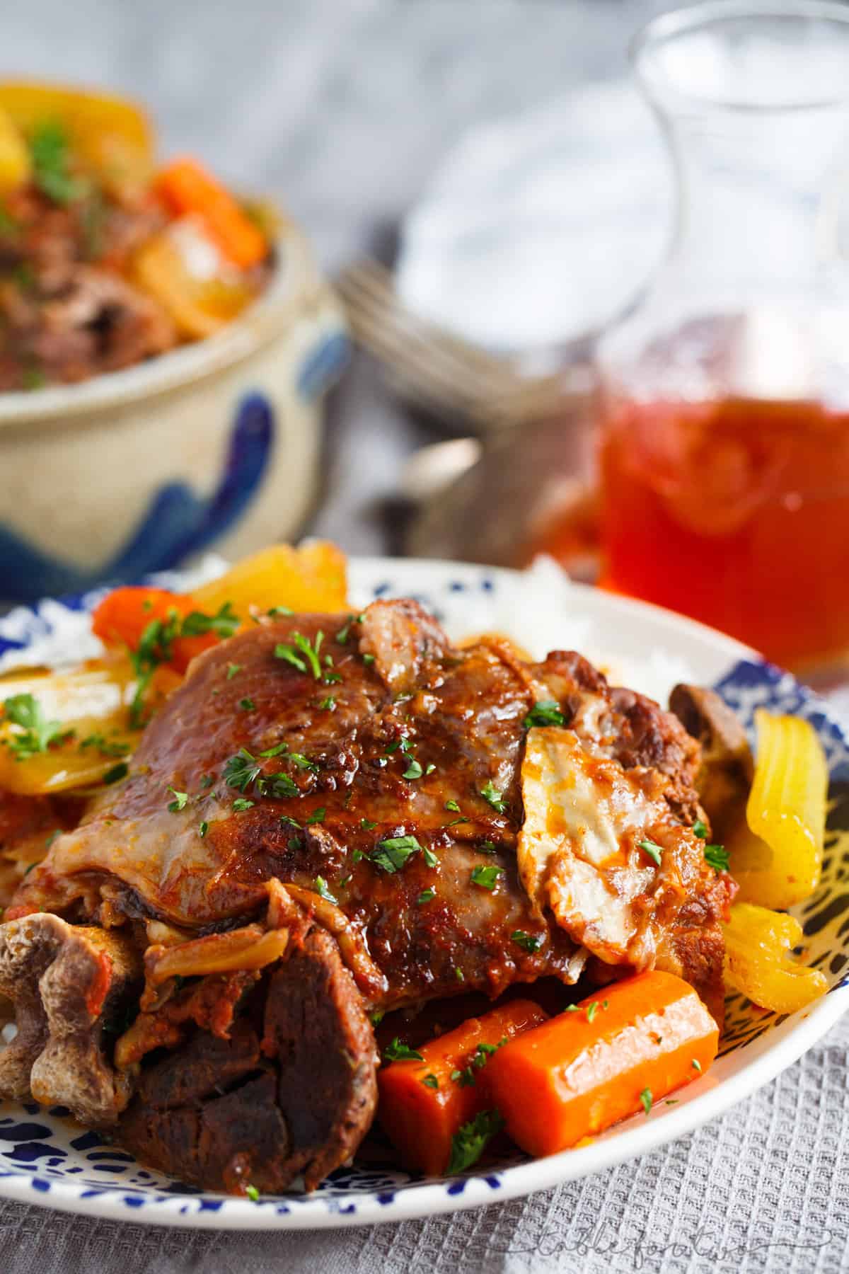 Slow cooker osso buco is unbelievably tender and full of flavor. There is nothing intimidating about making this restaurant favorite at home! 