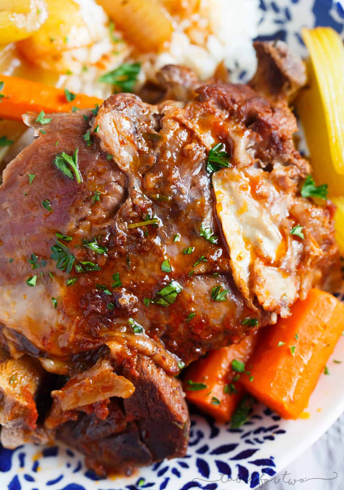 Slow cooker osso buco is unbelievably tender and full of flavor. There is nothing intimidating about making this restaurant favorite at home! 