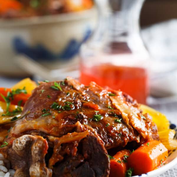 Slow cooker osso buco is unbelievably tender and full of flavor. There is nothing intimidating about making this restaurant favorite at home!