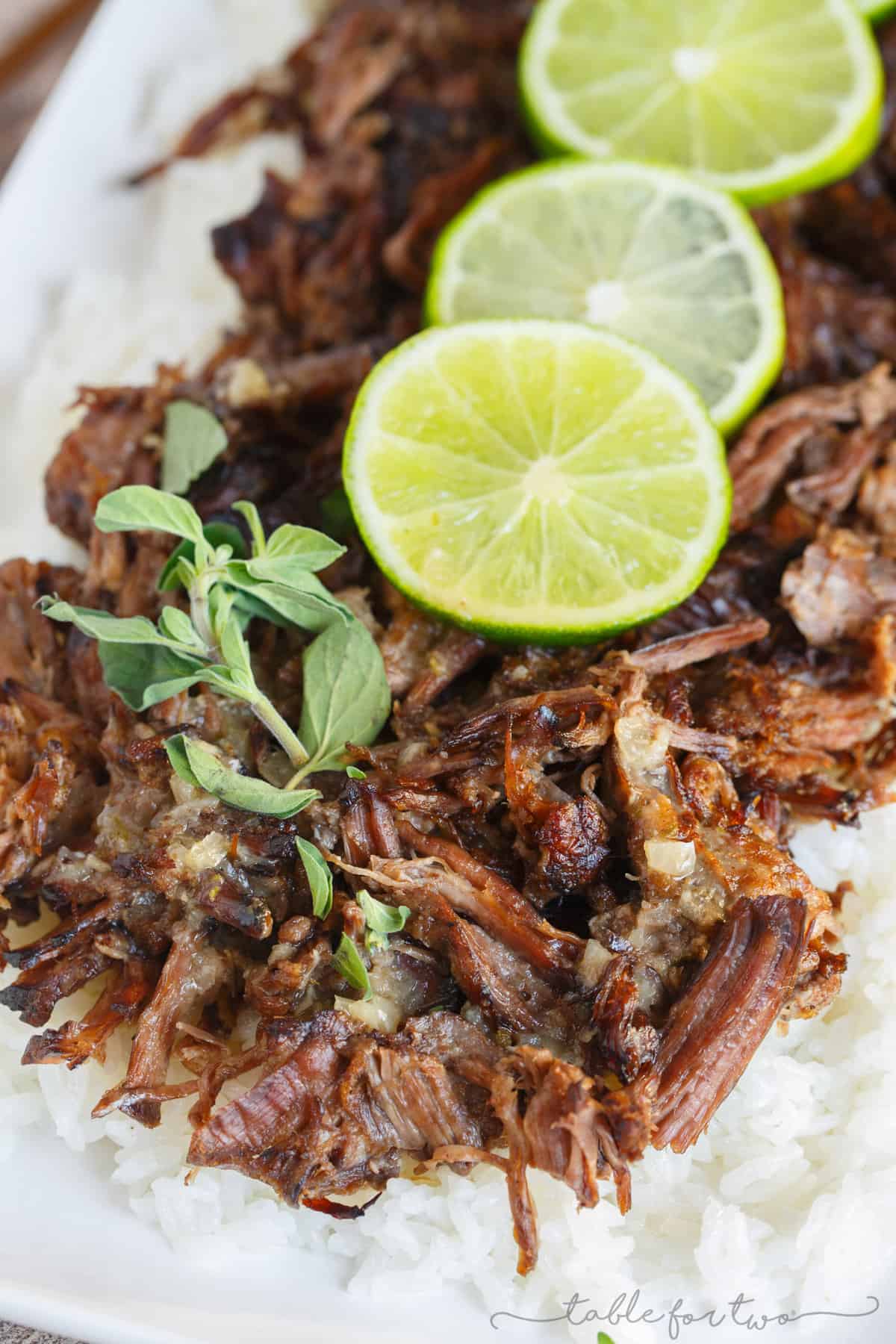 This slow cooker mojo beef and rice is an incredibly flavorful slow cooker meal that is melt-in-your-mouth delicious! Full of citrus flavor and a hint of spice! #HuntsDifference #ad