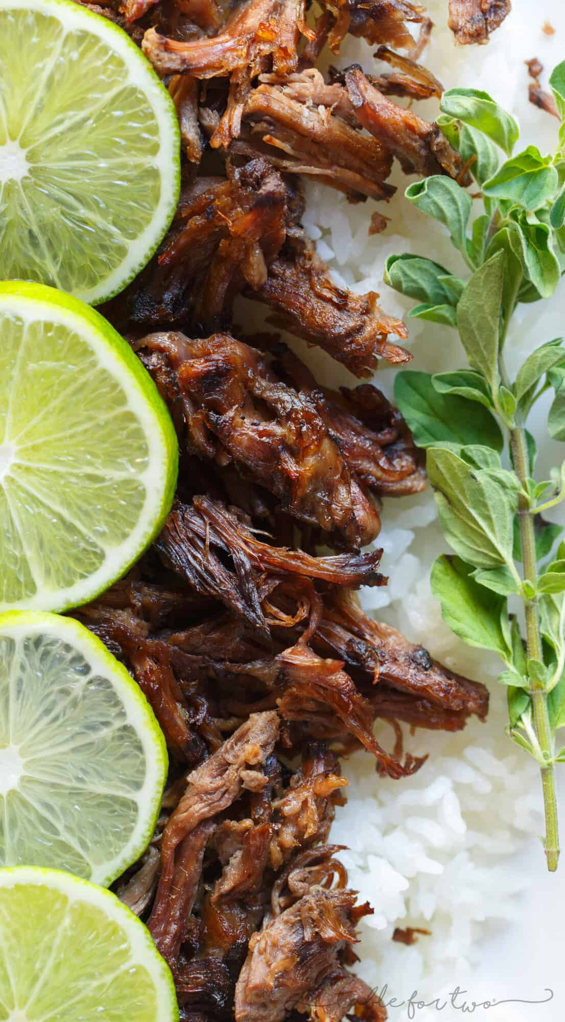 This slow cooker mojo beef and rice is an incredibly flavorful slow cooker meal that is melt-in-your-mouth delicious! Full of citrus flavor and a hint of spice! #HuntsDifference #ad