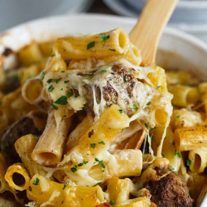 Creamy Swedish Meatball Pasta Bake Swedish Meatball Pasta Casserole