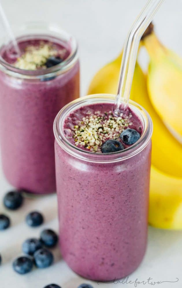 Blueberry Banana Smoothie Smoothie Recipe Packed with Antioxidants