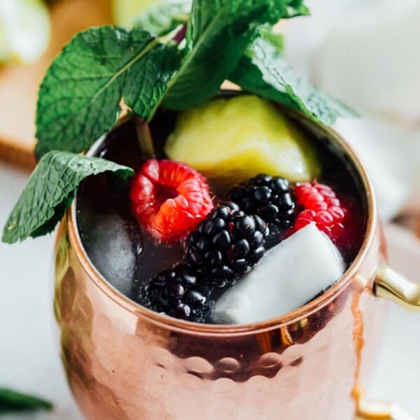 It's like being on an island in paradise when you've got yourself sipping on this tropical Moscow mule! The fruitier twist on the classic Moscow mule!