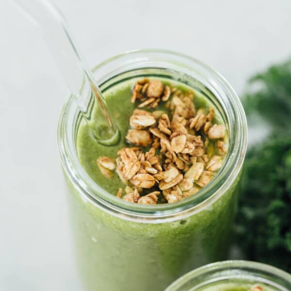 Don't be afraid of green smoothies! They're packed with flavor and nutrients and all you can taste is tropical paradise — I promise!!