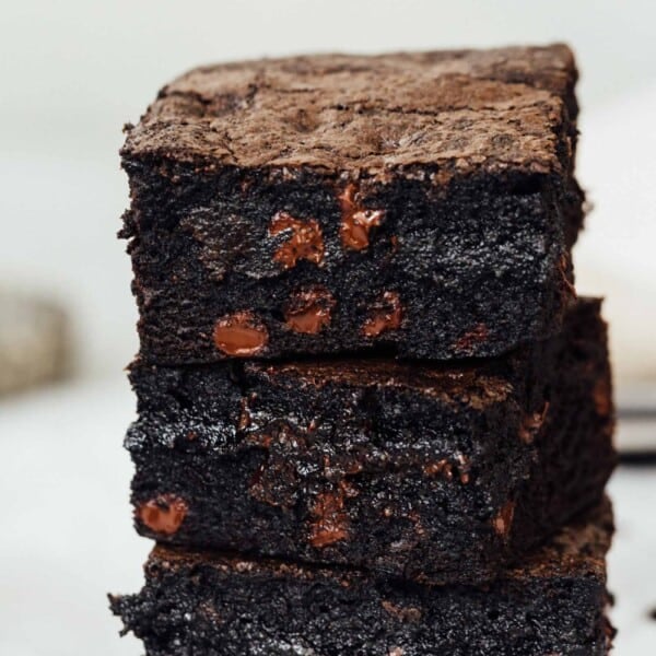 These exceptionally decadent and fudgy dirty chai dark chocolate brownies will elevate your brownie experience. You won't be able to resist just one! The hardest part is waiting for them to bake and then cool!