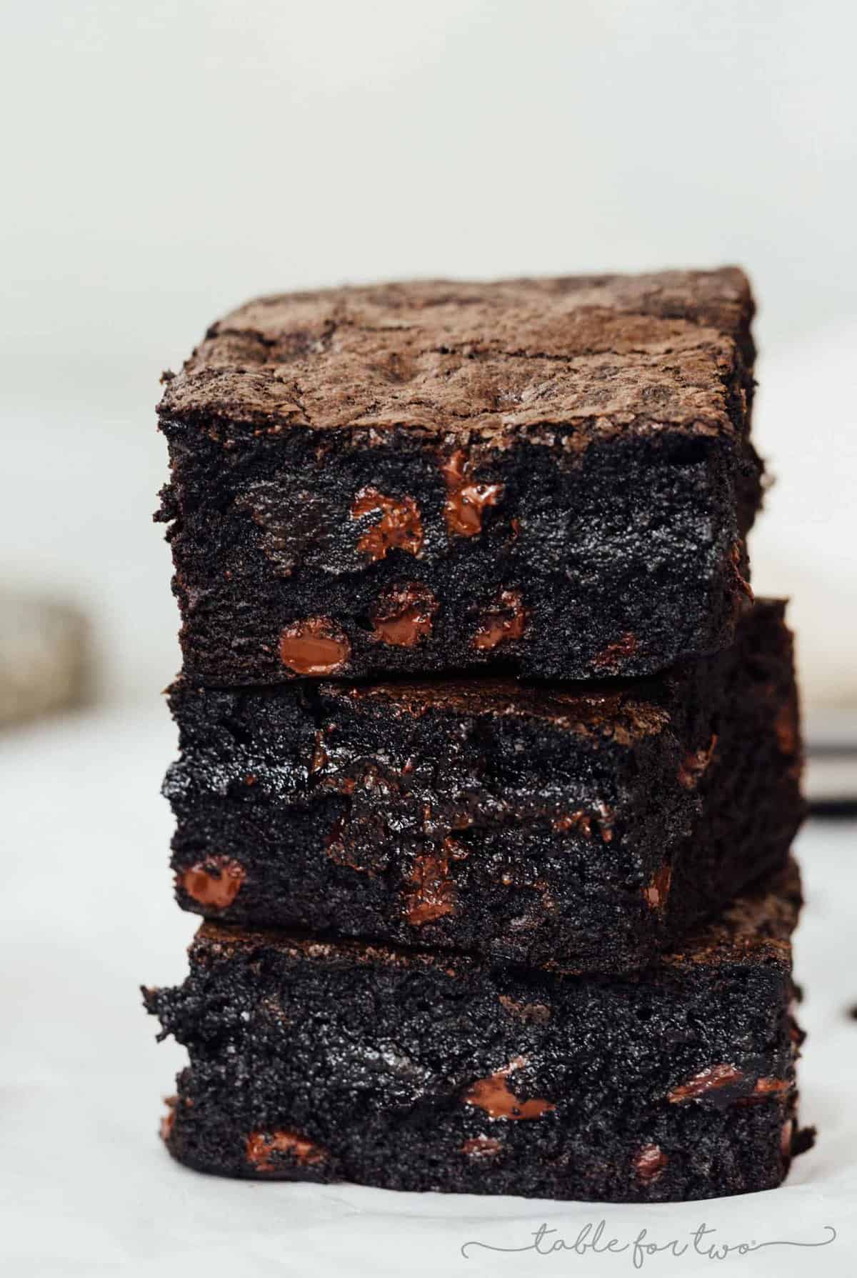 These exceptionally decadent and fudgy dirty chai dark chocolate brownies will elevate your brownie experience. You won't be able to resist just one! The hardest part is waiting for them to bake and then cool!