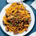 This pressure cooker (Instant Pot) braised Korean beef ragu has got spice, depth of flavor, and so much goodness. Best part? Pressure cooker friendly which means super tender and fall apart beef in about 40 minutes! This is the stick to your ribs dish you'll want when you are in the mood for a rich and dense dish!