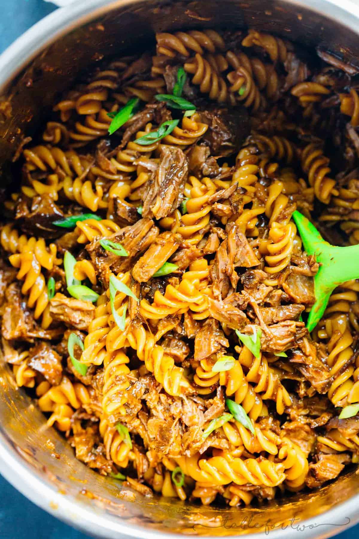 This pressure cooker (Instant Pot) braised Korean beef ragu has got spice, depth of flavor, and so much goodness. Best part? Pressure cooker friendly which means super tender and fall apart beef in about 40 minutes! This is the stick to your ribs dish you'll want when you are in the mood for a rich and dense dish!