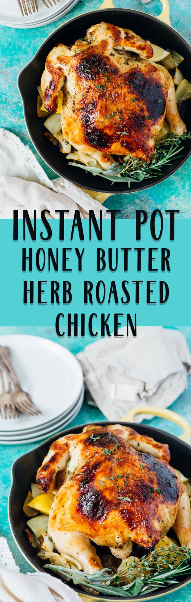 Ever thought to make a whole chicken in the pressure cooker? It comes out so tender and juicy! A great alternative to the regular bird on Thanksgiving Day and a way to free up oven space!
