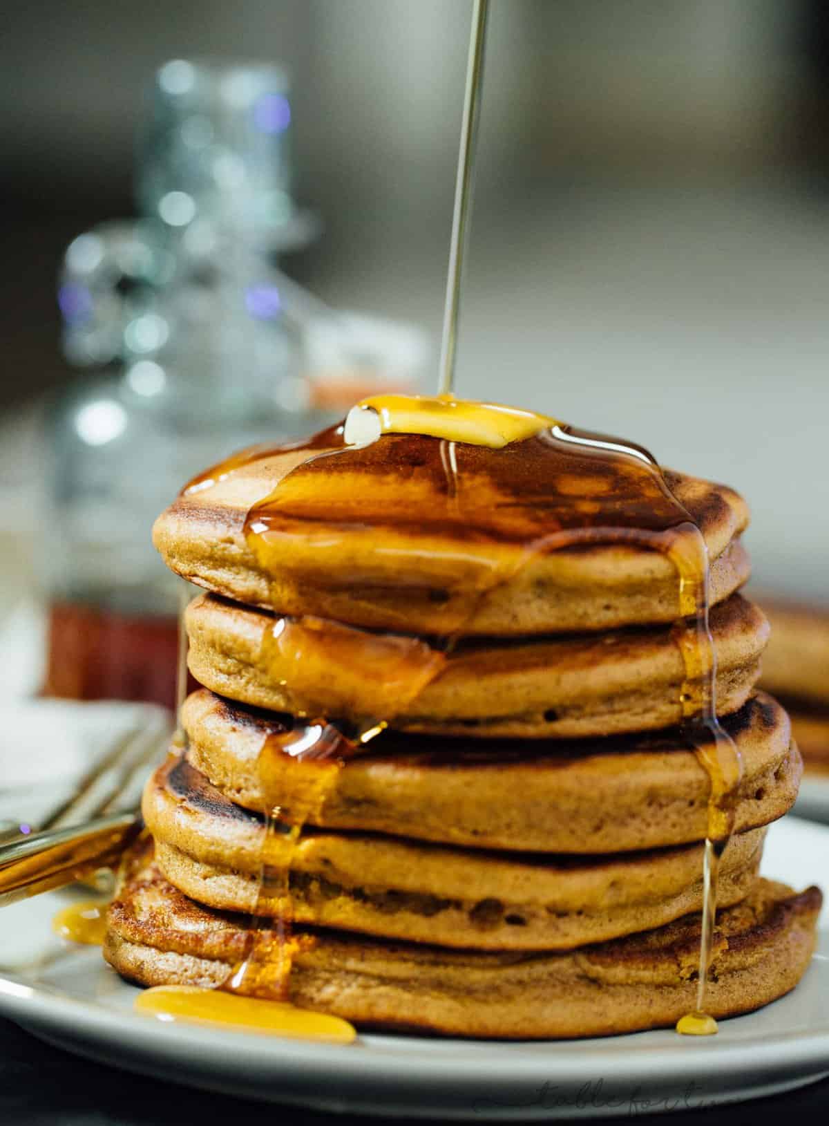 Gingerbread Pancakes - Christmas Morning Breakfast or 