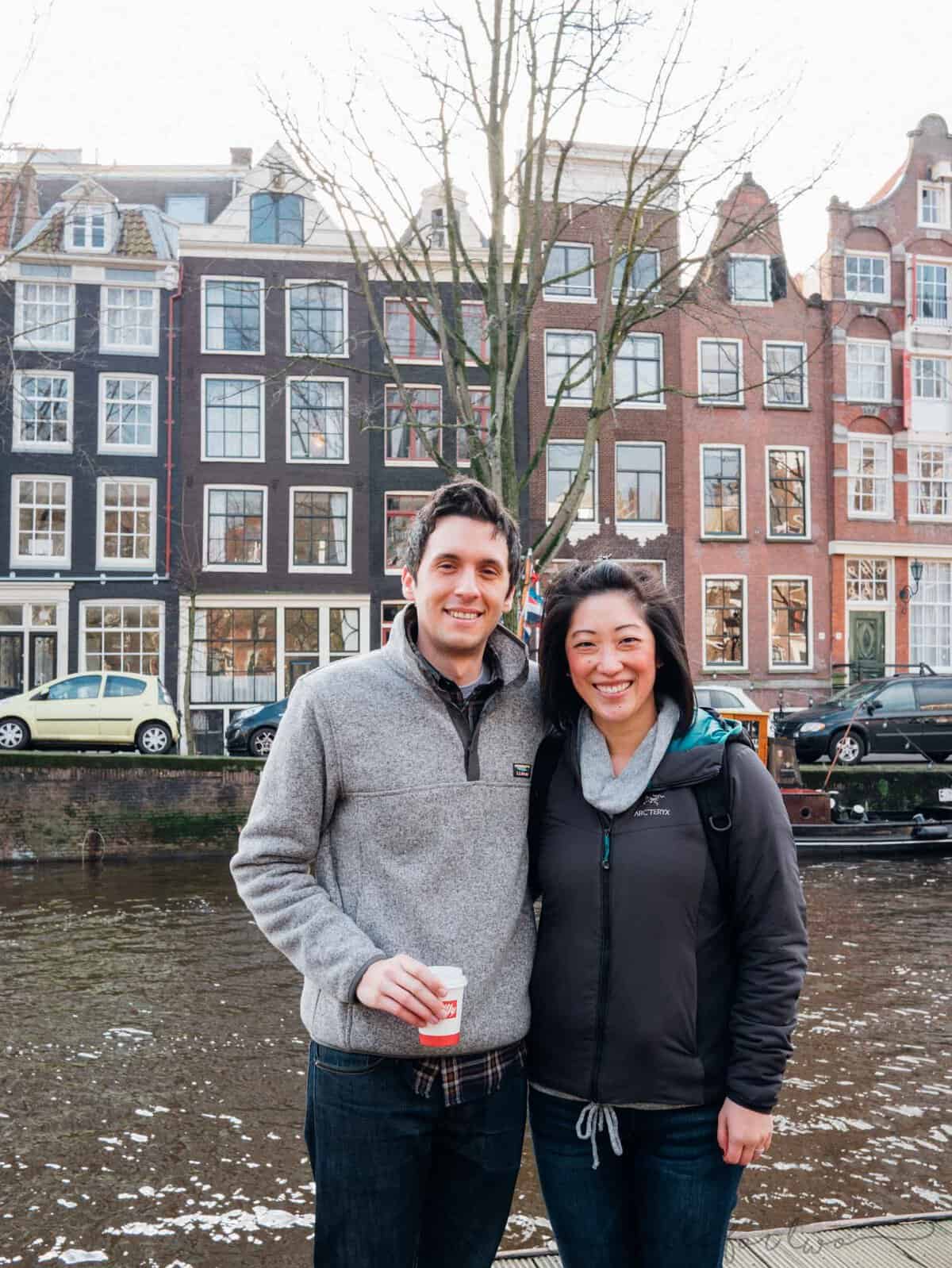 Amsterdam and its iconic row houses and canals!