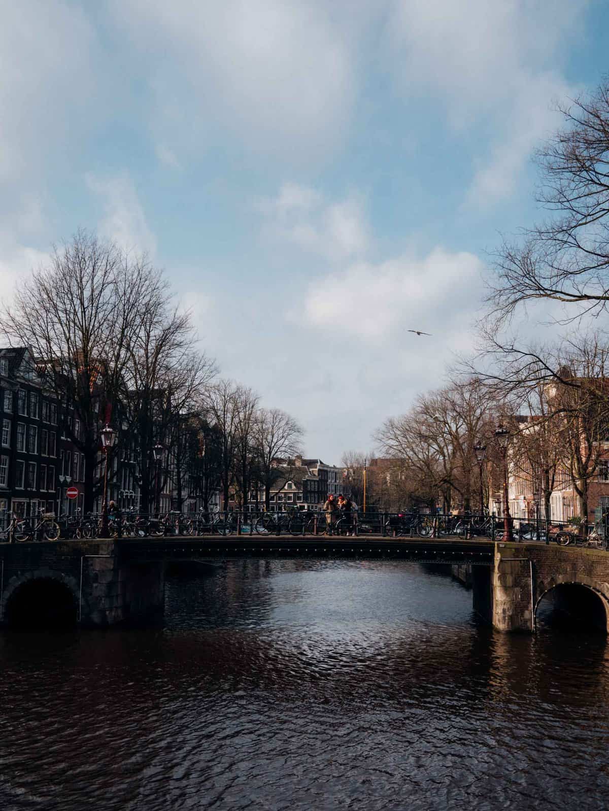 Amsterdam and its iconic row houses and canals!