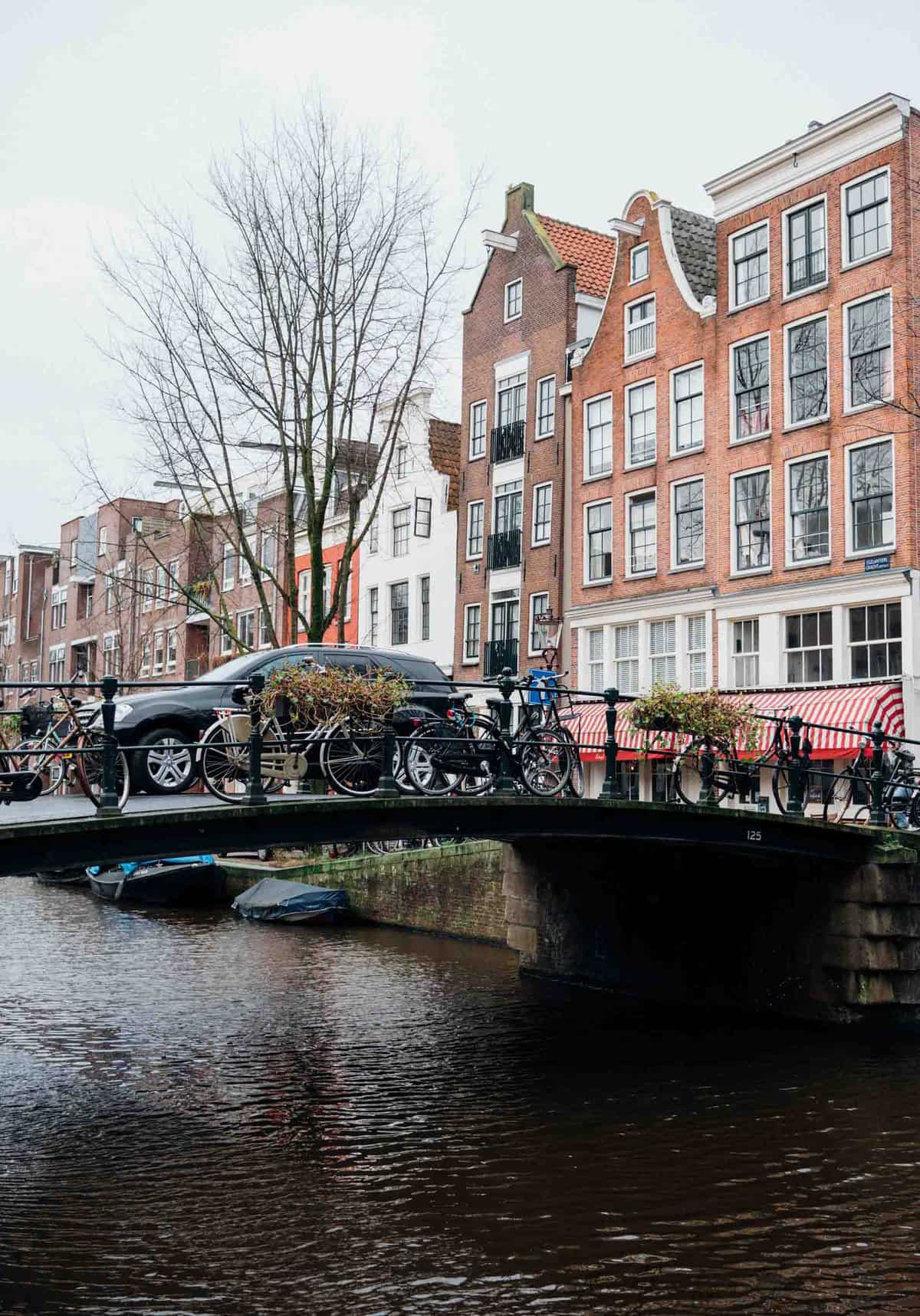 Amsterdam and its iconic row houses and canals!