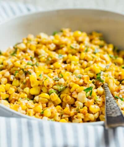 Mexican Street Corn off the Cob - Elote Recipe
