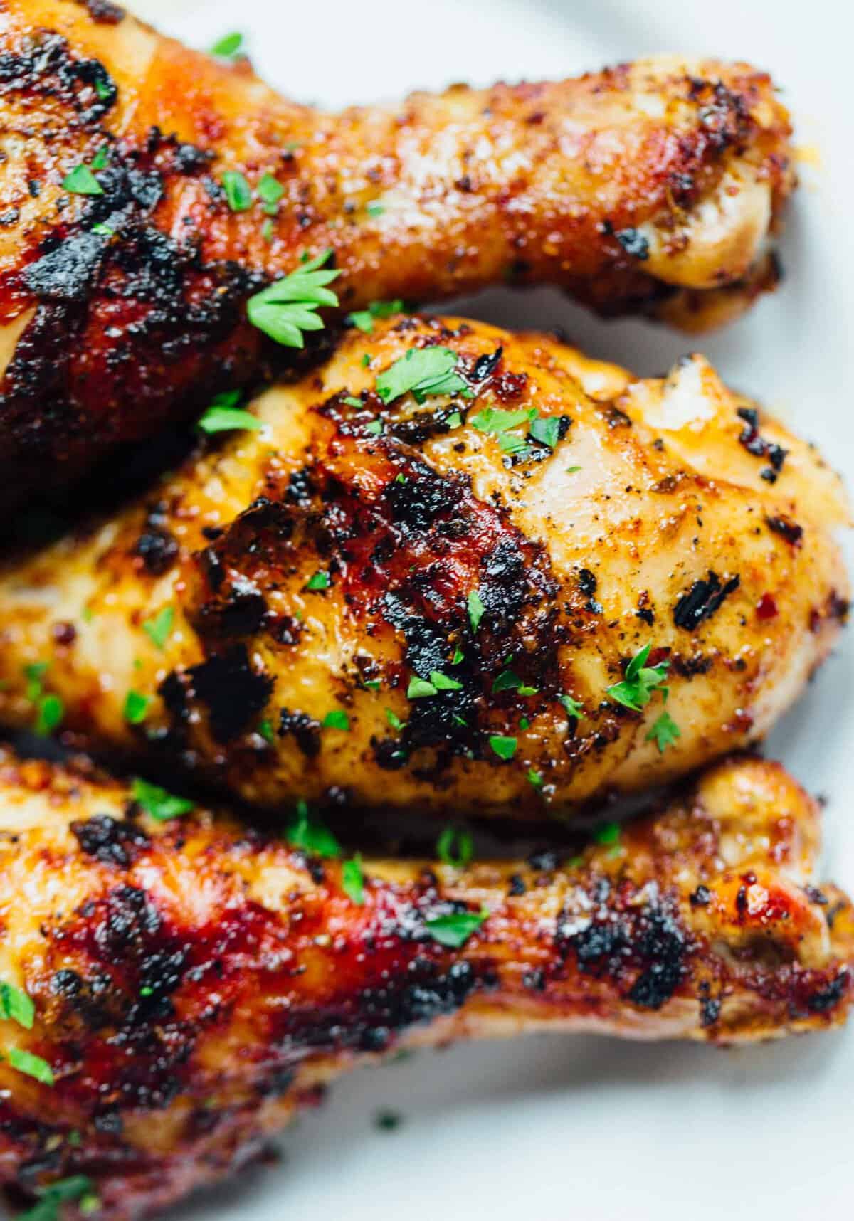 Grilled peri peri chicken drumsticks are the perfect addition to your summer grilling menu! They're easy to prepare and they are packed with flavor! #chicken #chickendinner #svorganic #periperi #drumsticks #chickenrecipes #grilling #grilledchicken #grillrecipes