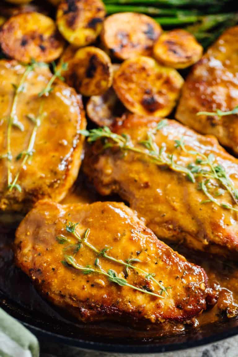 Apricot Balsamic Pork Chops Recipe Sweet and Tangy Glaze for Pork Chops