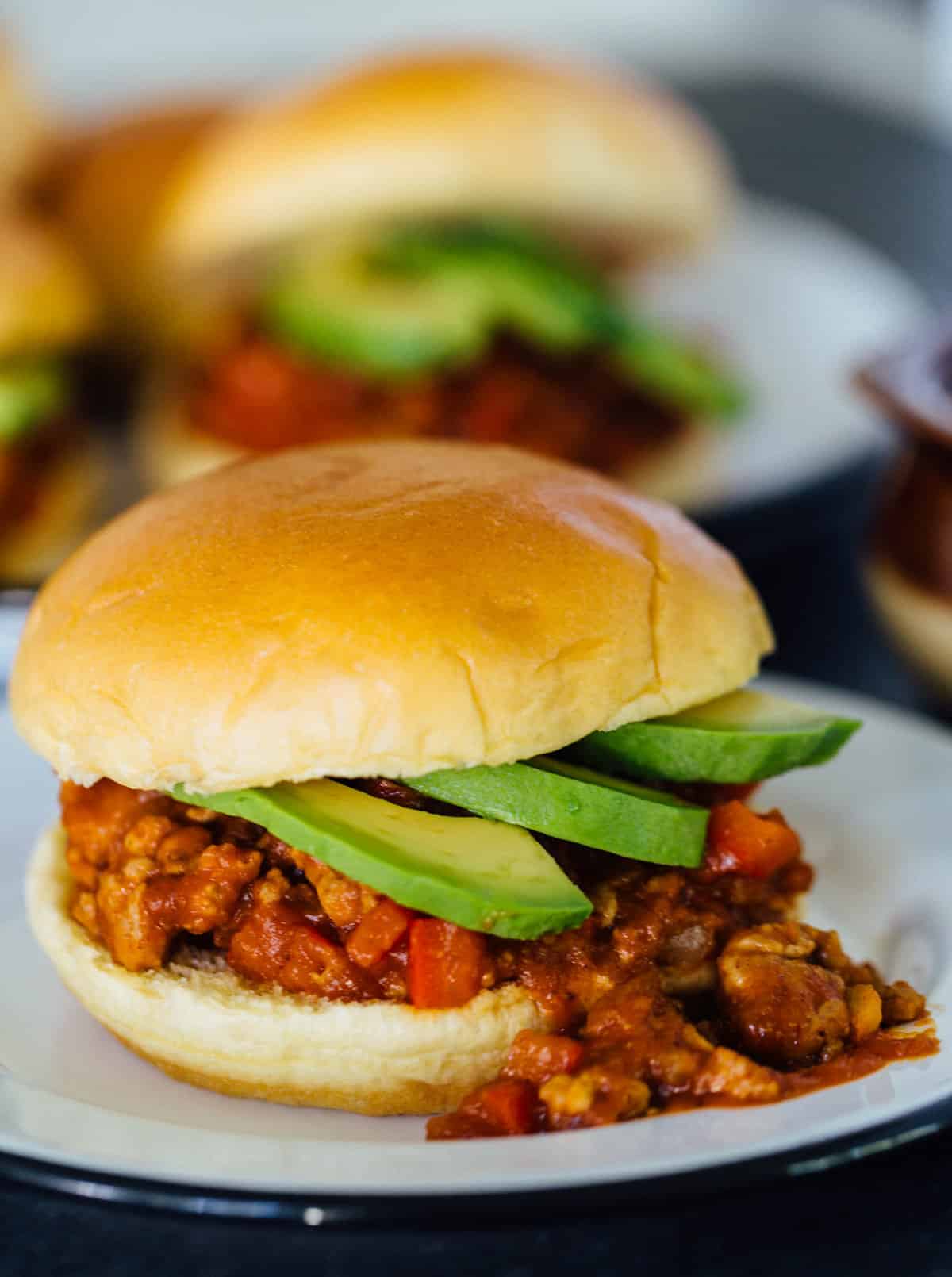 A great way to use pumpkin in a savory way! These pumpkin bbq sloppy joe's are filled with flavor and so easy to make on busy weeknights! #sloppyjoes #easyweeknightdinner #dinnerrecipe #sandwichrecipe