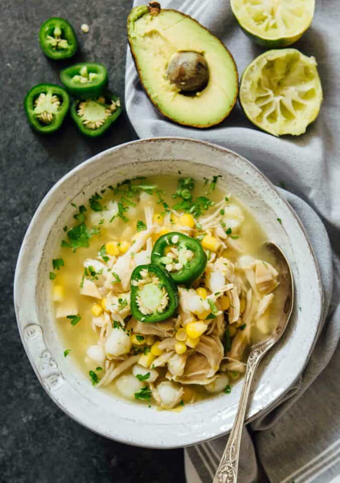 Instant Pot Jalapeño Lime Chicken Soup Pressure Cooker Soup Recipe