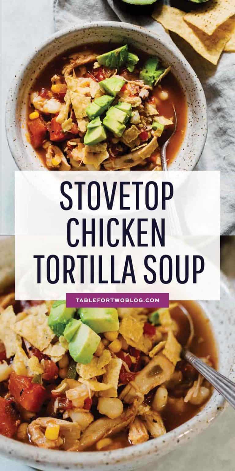 Stovetop Chicken Tortilla Soup Flavorful Chicken Tortilla Soup Recipe