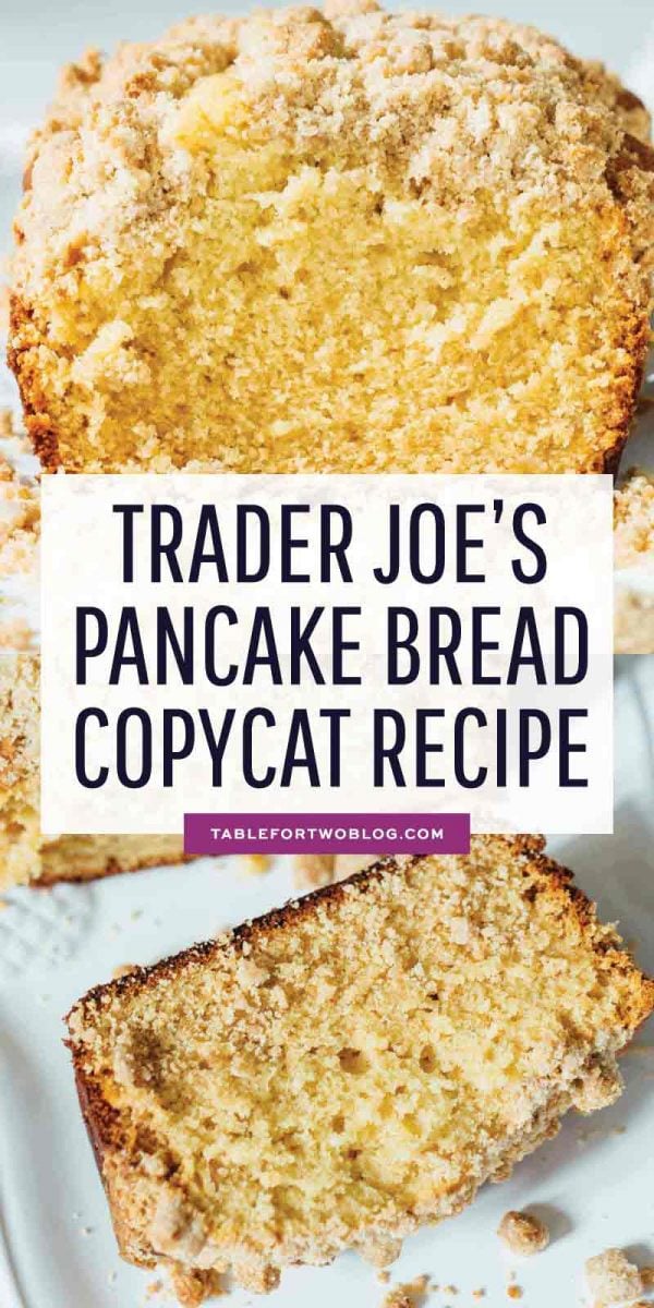If you love Trader Joe's pancake bread and can't find it or aren't near a Trader Joe's — don't fret. You can make your own pancake bread at home! It's tender, moist, and FULL of crumb! #traderjoes #traderjoescopycat #pancakebread #breadrecipe #bread #recipes
