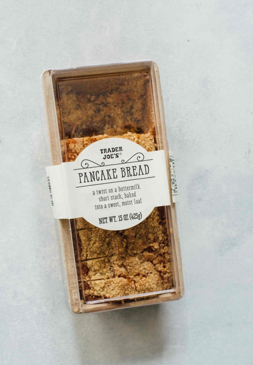 If you love Trader Joe's pancake bread and can't find it or aren't near a Trader Joe's — don't fret. You can make your own pancake bread at home! It's tender, moist, and FULL of crumb!