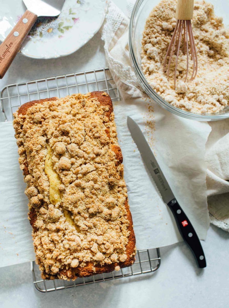 If you love Trader Joe's pancake bread and can't find it or aren't near a Trader Joe's — don't fret. You can make your own pancake bread at home! It's tender, moist, and FULL of crumb!