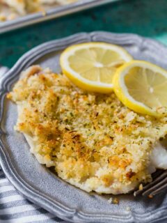 If you're looking for a quick seafood dinner, this crispy baked haddock comes together in less than 20 minutes and it is packed with a flavorful punch!
