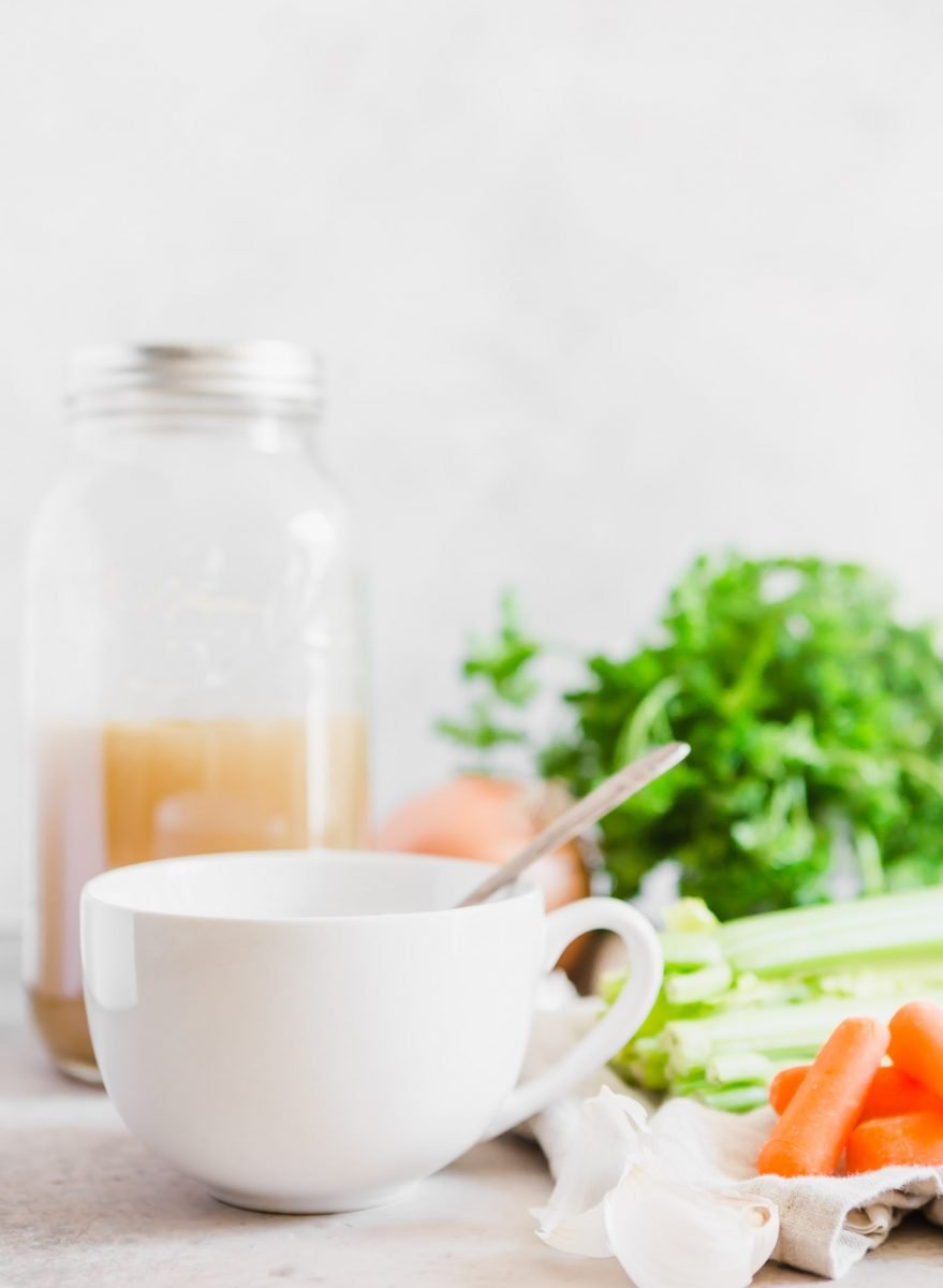 Homemade chicken stock is a game-changer. It's so incredibly flavorful and has rich depth of flavor. You'll be hard-pressed to want to pick up a box of stock off the store shelves after making your own at home!