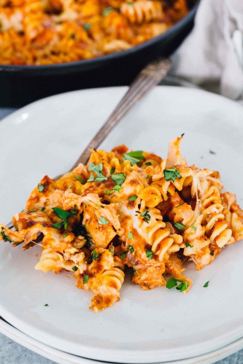 Incredibly easy tuna pasta bake that utilizes everything you already have in your pantry! Canned tuna is the star of this pasta bake!