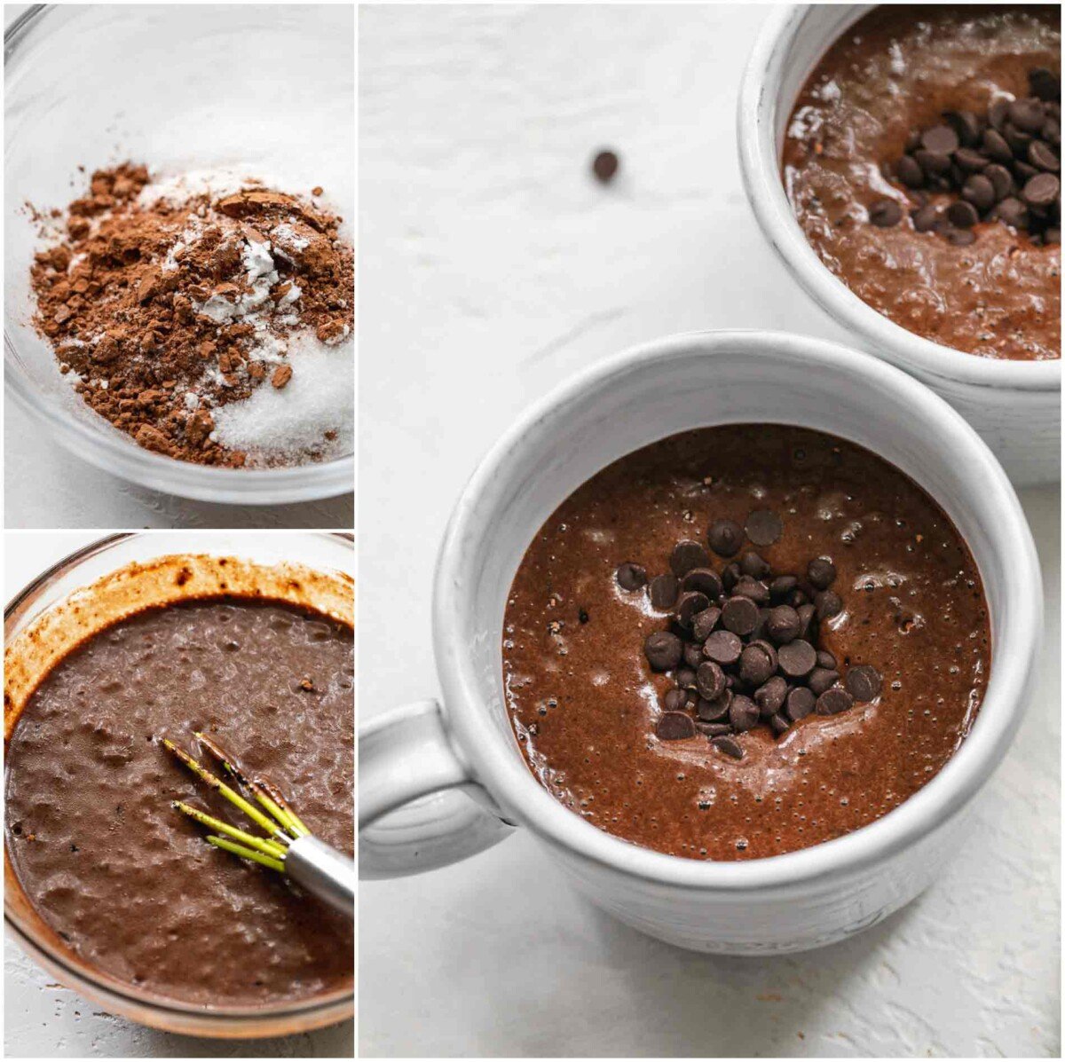 For all the coffee and chocolate lovers out there, this espresso chocolate mug cake is right up your alley! It is full of coffee and chocolate flavor!