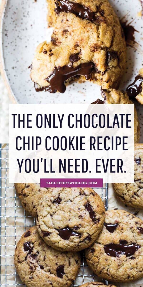 This is the only chocolate chip cookie recipe you'll ever need. One bake of these chocolate chip cookies and you'll understand why! #chocolatechipcookie #cookierecipe #bestchocolatechipcookies #bestcookies #bestcookierecipe