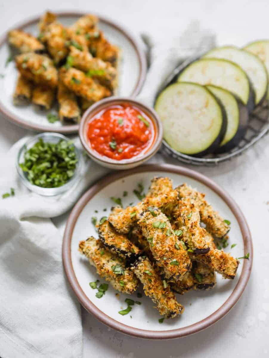 Eggplant Parmesan Fries - Creative Way to Make Eggplant Parmesan