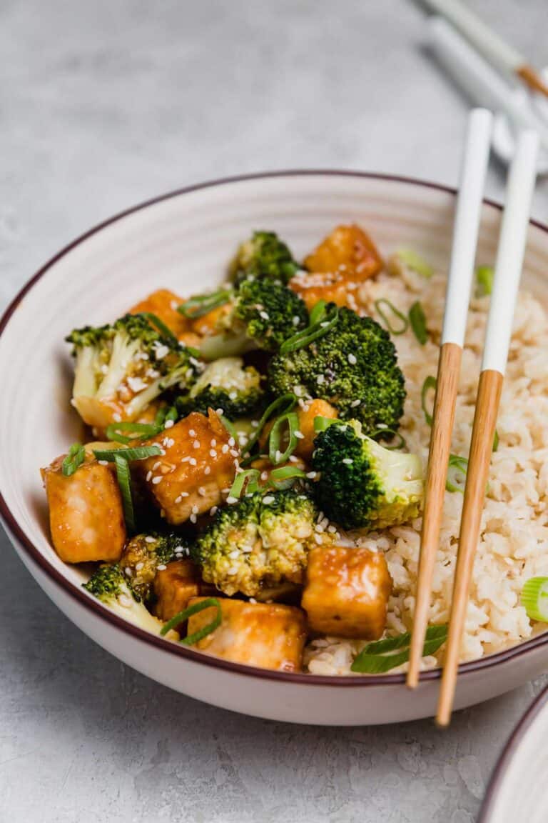 Teriyaki Broccoli Tofu Bowl Recipe l Table for Two