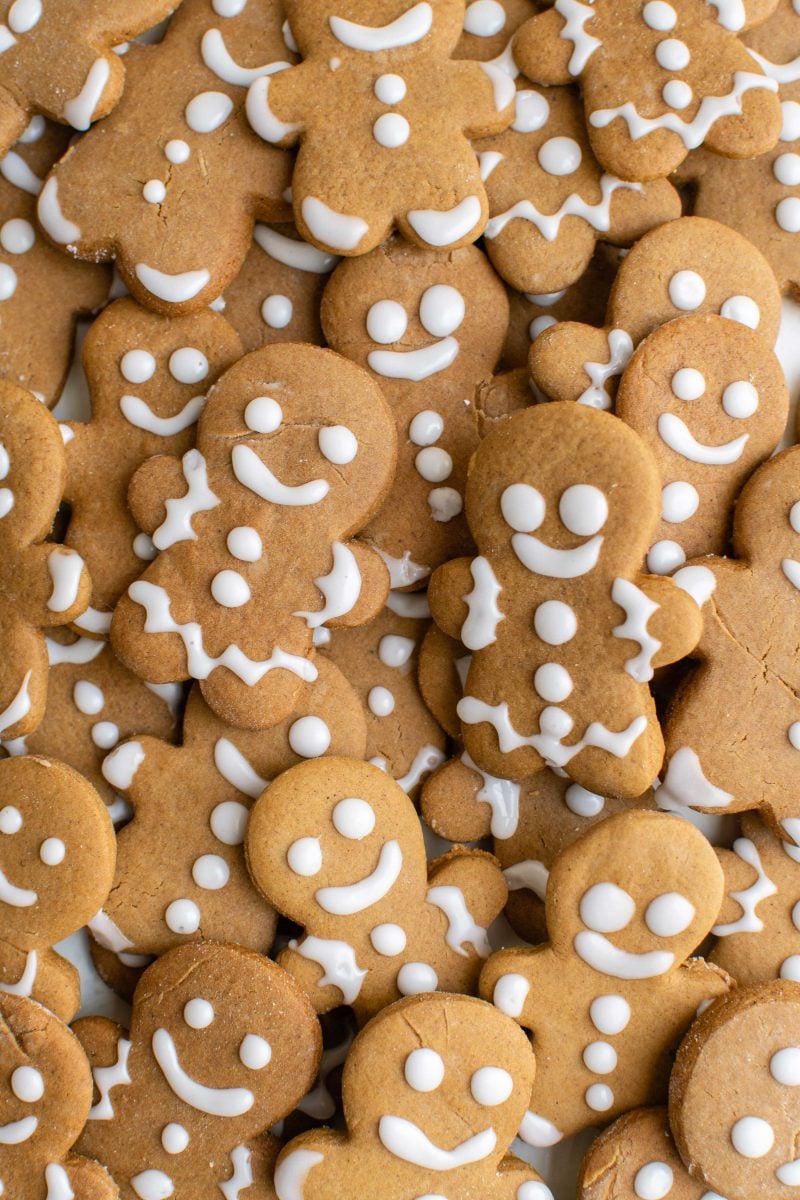 Gingerbread man cookies mark the start of the holiday season, in my opinion! They're so cute and sign that the holidays are near!