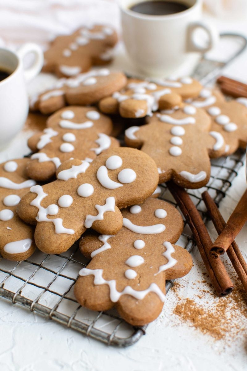 Gingerbread man cookies mark the start of the holiday season, in my opinion! They're so cute and sign that the holidays are near!