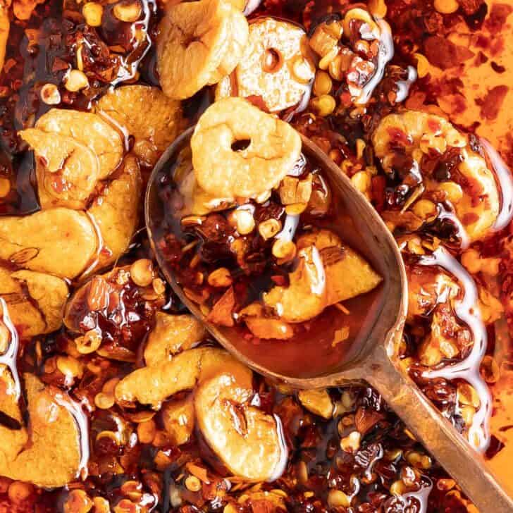 Homemade Garlic Chili Crisp Oil Copycat Trader Joes Chili Onion Crunch