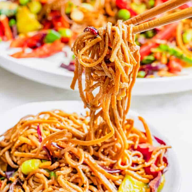 Soba Noodle Salad with Creamy Peanut Dressing Soba Noodle Recipe