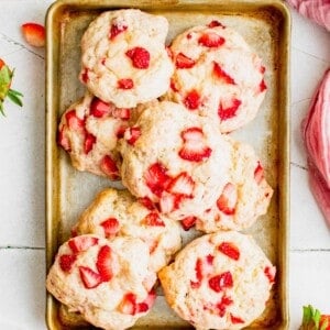 strawberry shortcake cookies recipe photo tablefortwoblog 1