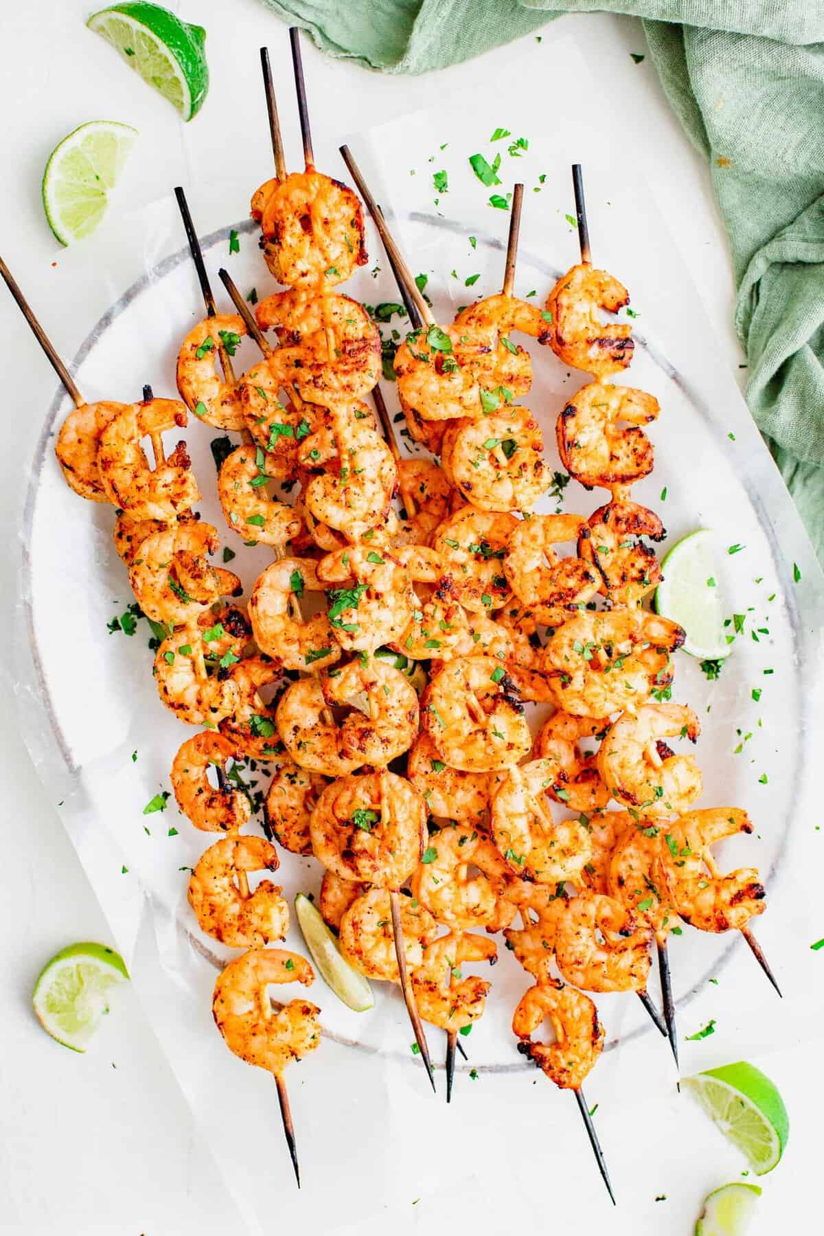 Grilled Peppadew Shrimp Skewers