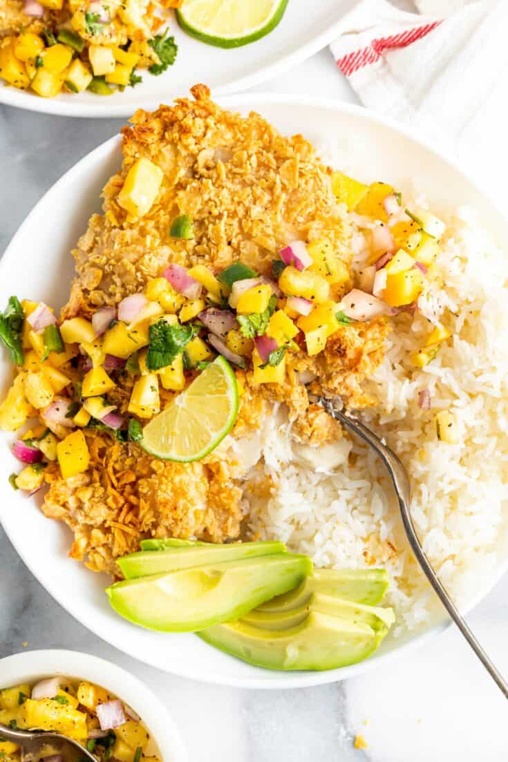 Tortilla Crusted Tilapia | Table for Two® by Julie Chiou