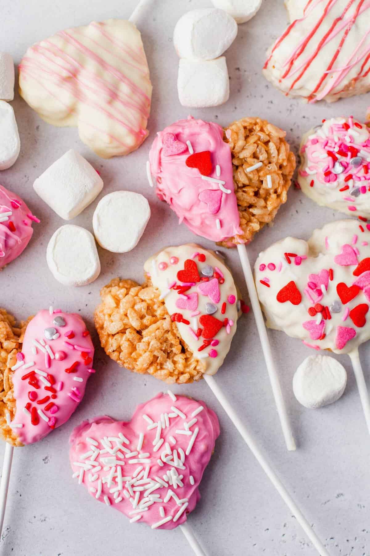 HeartShaped Rice Krispy Treats Table for Two® by Julie Chiou